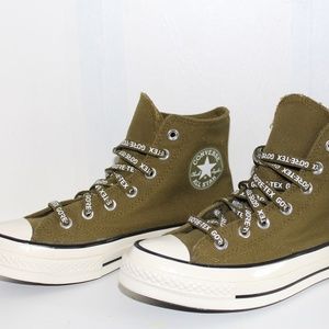CONVERSE CHUCK TAYLOR PLAYERS NAME/ ATHLETIC SHOES/ WOMENS US 7.5/ FOREST GREEN